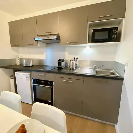 アパート Presqu'ile De Caen, Terrasse & Parking *