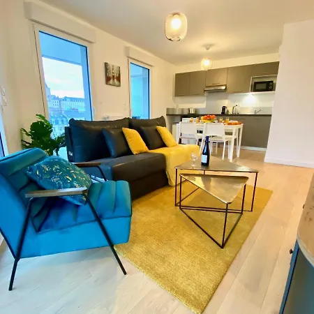 Apartamento Presqu'ile De Caen, Terrasse & Parking Caen